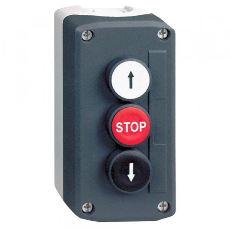 Schneider Electric Кнопочный пост 3 кнопки с возвратом XALD326