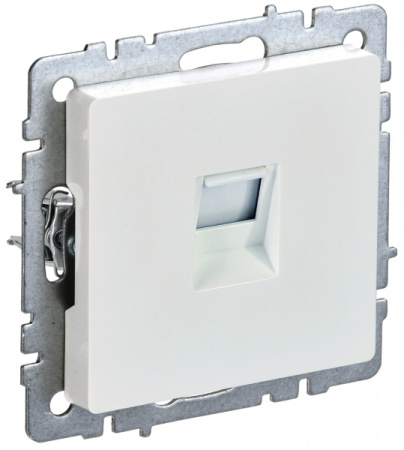 IEK BRITE BASE Жемчуг Розетка комп. RJ45 кат.6 РК11-БрЖ