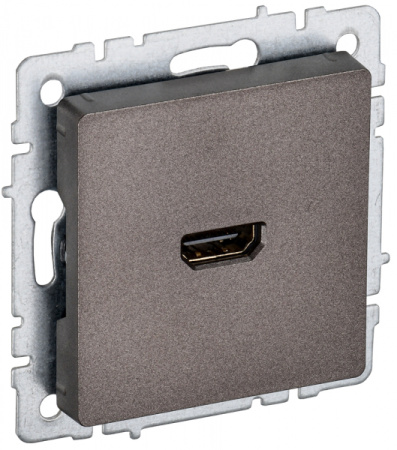 IEK BRITE BASE Темн.бронза Розетка HDMI РHDMI-0-БрТБ