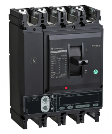 Systeme Electric Автоматический Выключатель SYSTEMEPACT CCB630 50KA 4P4D S5.3E 630A рычаг