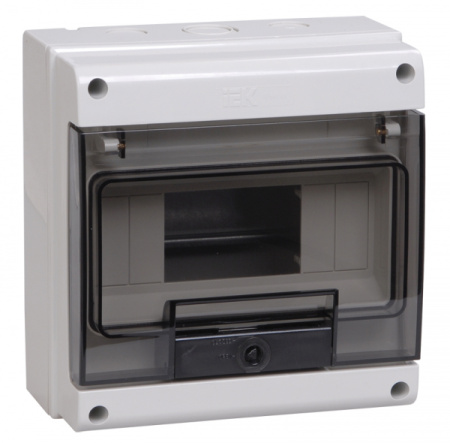 IEK KREPTA 7 Корпус пластиковый КМПн-8 IP 66 белый откр.монтаж