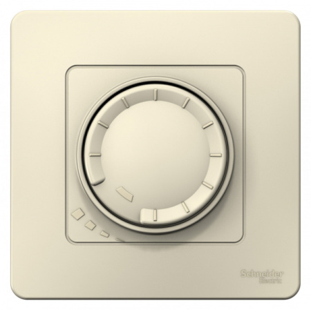 Systeme Electric Blanca внутр Молочный Светорегулятор (диммер) поворотно-нажимной 400Вт