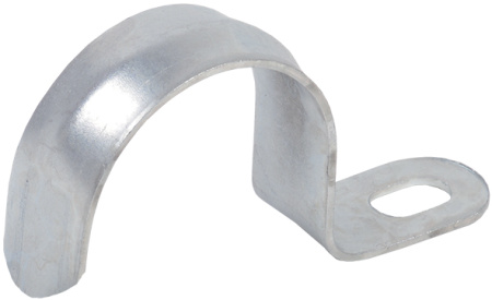 IEK ELASTA Скоба металлическая однолапковая d14-15мм (10 шт/упак)