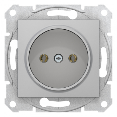 Schneider Electric Sedna Алюминий Розетка 1-я б/з