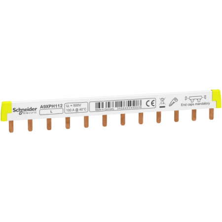 Schneider Electric Acti 9 Шинка гребенчатая 1P (L1…) 12 мод.18мм 100А разрезаемая