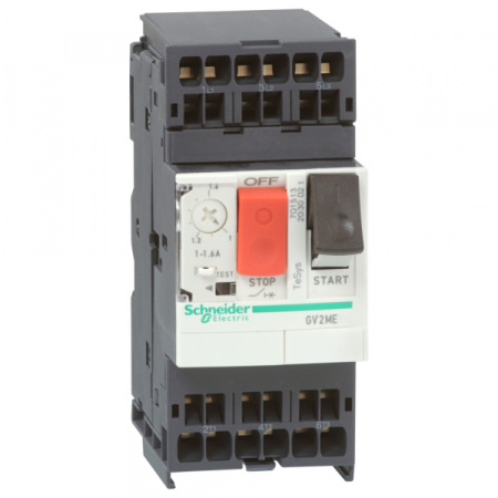 Schneider Electric GV2 Автоматический выключатель с комбинированным расцепителем (1-1,6А)
