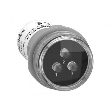 Schneider Electric Лампа сигнальная, 3-хфазн., белый LED, 400В