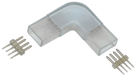 IEK Коннектор угловой 5шт RGB 14мм (разъем-разъем)