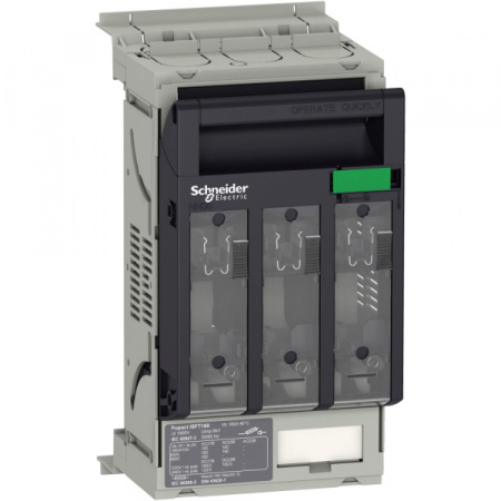 Schneider Electric ВЫКЛЮЧАТЕЛЬ-РАЗЪЕДИНИТЕЛЬ-ПРЕДОХРАНИТЕЛЬ ISFT160 3П НАВЕСНОЕ ПРИСОЕДИНЕНИЕ