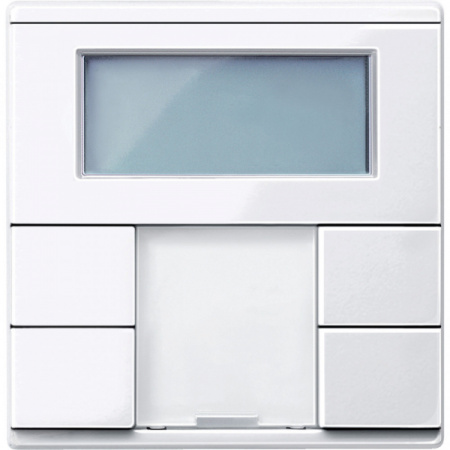 Schneider Electric Merten KNX\EIB SM Актив Бел Выключатель 2-кнопочный Plus с терморегулятором SYM