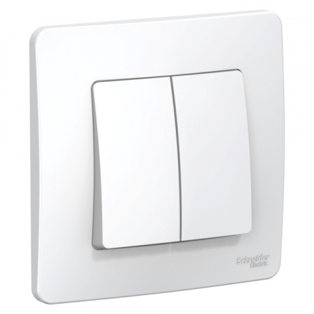 Systeme Electric Blanca внутр Бел Выключатель 2-клавишный, 6А, 250В