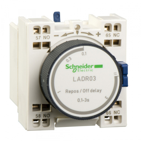 Schneider Electric Contactors D Дополнительный контактный блок с выдержкой времени 0.1…30с (LADT23)