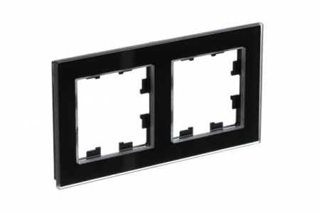 Systeme Electric AtlasDesign Nature Стекло черный Рамка 2-ая