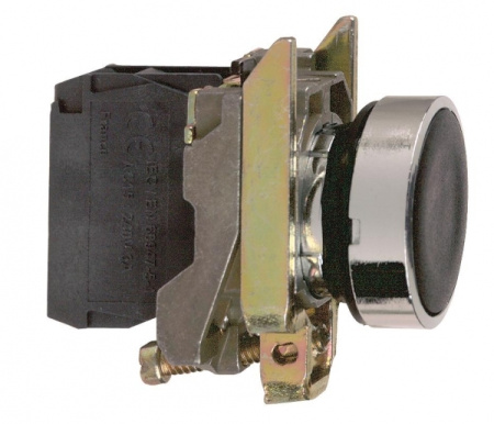Schneider Electric XB4 Кнопка с возвратом черная 1НО