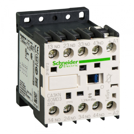 Schneider Electric Auxiliary contactors Промежуточное реле 3НО+1НЗ, цепь управления 220В DC (CA3KN31MD3)