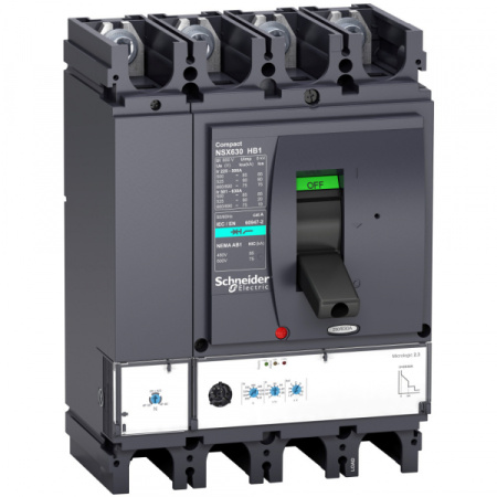 Schneider Electric Compact NS630 4P Выключатель Micrologic 2.3 400A NSX400HB1 (75кА при 690B)
