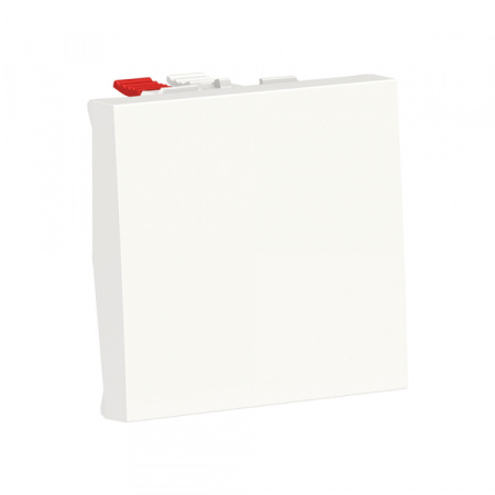Schneider Electric Unica Modular Бел Выключатель 1-клавишный, сх. 1, 10 AX, 250В, 2 модуля