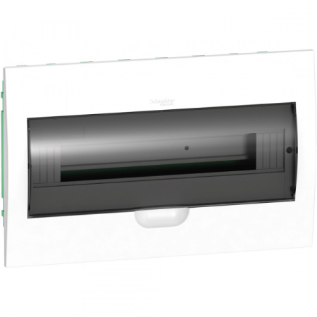 Systeme Electric EASY 9 Корпус встраиваемый с прозрачной дверью 1ряд/18мод, IP40, IK07, 63А, 2 клеммы