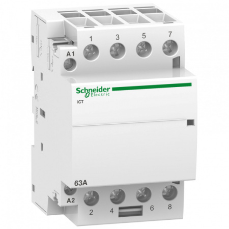 Schneider Electric Acti 9 iCT63A Контактор модульный 4НО 24В АС 50Гц