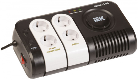 IEK Стабилизатор напряжения серии Simple 1,5 кВА
