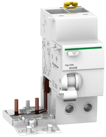 Schneider Electric Acti 9 Vigi iC60 Блок дифференциальной защиты 2P 63A 300mA AC