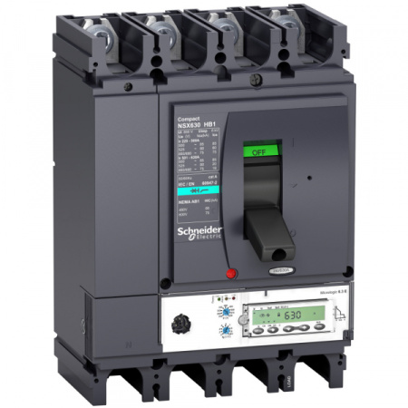 Schneider Electric Compact NS630 4P Выключатель Micrologic 6.3E 400A NSX400HB1 (75кА при 690B)