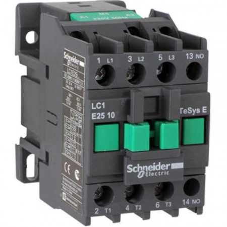 Schneider Electric EasyPact TVS TeSys E Контактор 3P 1НО 25А 400В AC3 24В 50Гц