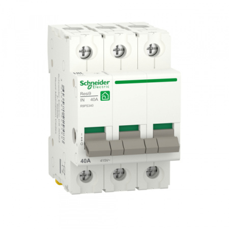 Schneider Electric RESI9 Выключатель нагрузки (мод. рубильник) 40А 3P
