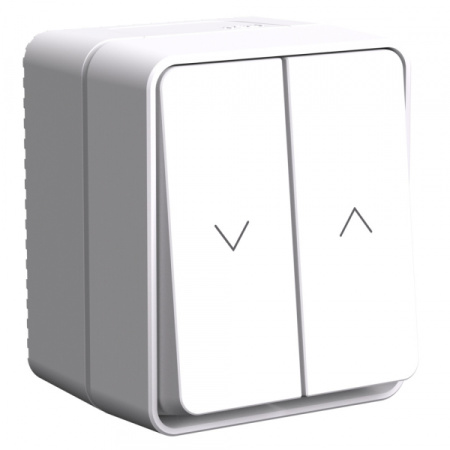 Systeme Electric AtlasDesign Profi54 Белый Выключатель 2-клавишный для жалюзи, 2хсх.4