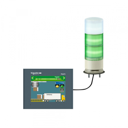 Schneider Electric Световая колонна в сборе с USB-подключением XVGU3SWV