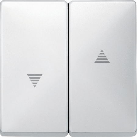 Schneider Electric Merten SD Бел Клавиша 2-ая жалюзийная (термопласт)