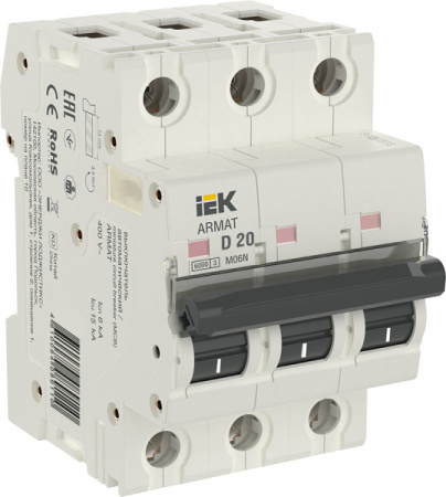 IEK ARMAT Автоматический выключатель M06N 3P D 20А