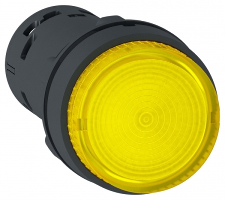 Schneider Electric XB7 Кнопка 22мм 24В желтая с подсветкой