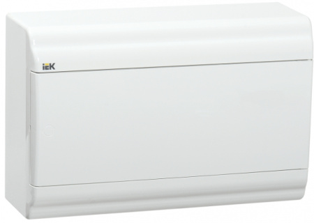 IEK PRIME Корпус пластиковый навесной ЩРН-П-12 белый/белая дверь IP41
