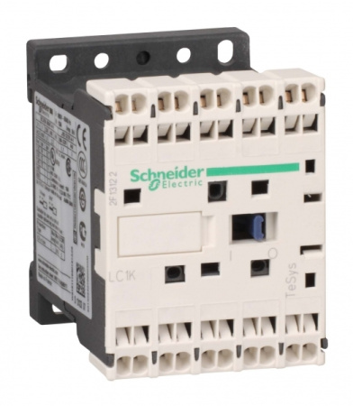 Schneider Electric Contactors K Контактор 3P, 9A, НО, 220V 50/60 Гц, пружинный зажим