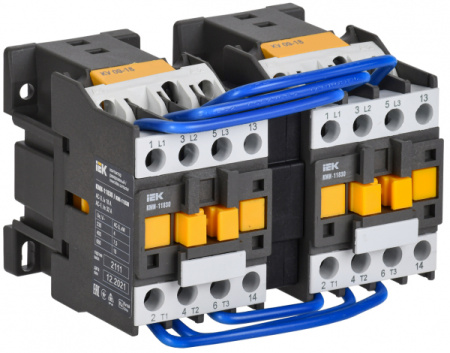 IEK Контактор КМИ-11830 реверс 18А 400В/АС3 2НО
