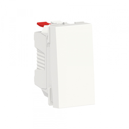 Schneider Electric Unica Modular Бел Переключатель 1-клавишный, сх. 6, 10 AX, 250В, 1 модуль