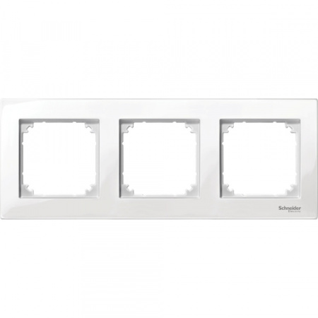 Schneider Electric Merten SM M-Plan Бел глянец Рамка 3-ая