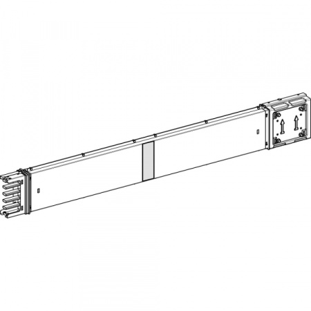 Schneider Electric CANALIS KSA СЕКЦИЯ ПРЯМАЯ ГОРИЗОН. ИЗМЕН. ДЛИНЫ 250A С ОГН.Б. A=800 ДО 1900