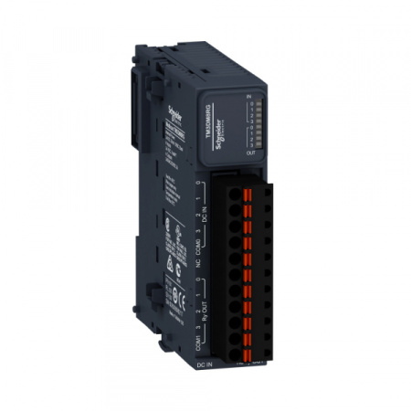 Schneider Electric Дискретный модуль расширения ТМ3 8 вх/вых реле, пружинные клеммы (TM3DM8RG)