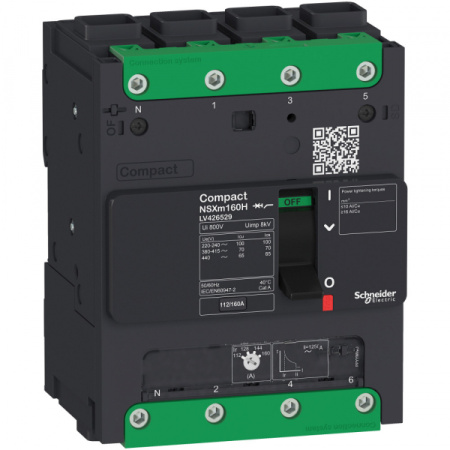 Schneider Electric Compact NSXm Автоматический выключатель 4P4Т 50kA TM16D Elink