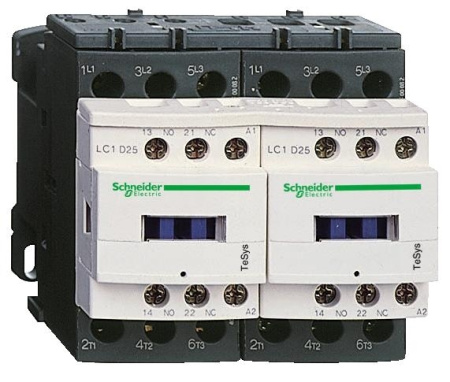 Schneider Electric Contactors D Контакторный блок реверсивный 4Р 200А кат.230В AC IP20