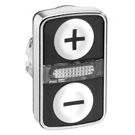 Schneider Electric XB4 Головка кнопки двойная с маркировкой + LED
