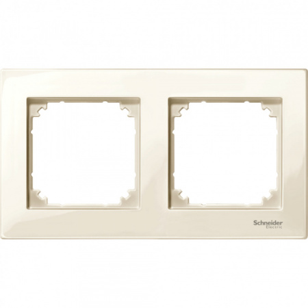 Schneider Electric Merten SM M-Plan Беж глянец Рамка 2-ая