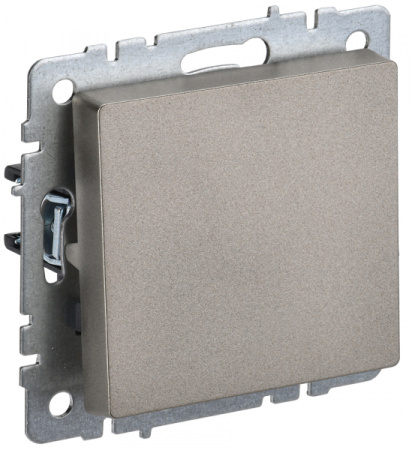 IEK BRITE BASE Шампань Выключатель 1-кл 10А ВС10-1-0-БрШ