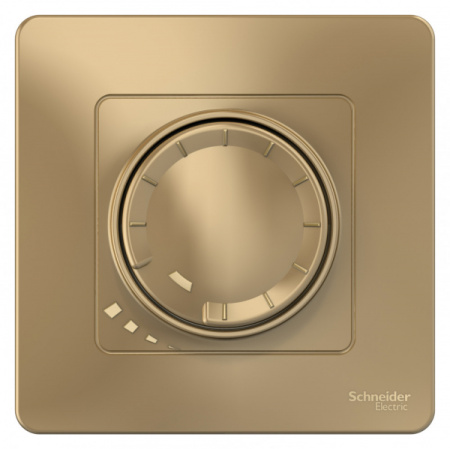 Systeme Electric Blanca внутр Титан Светорегулятор (диммер) поворотно-нажимной 400Вт