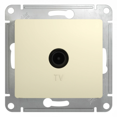 Systeme Electric Glossa Беж Розетка TV оконечная 4DB