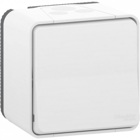 Schneider Electric Mureva Styl наруж Бел Выключатель кнопочный, IP55