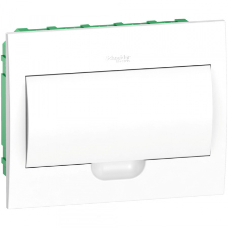 Systeme Electric EASY 9 Корпус встраиваемый с белой дверью 1ряд/12мод, IP40, IK07, 63А, 2 клеммы