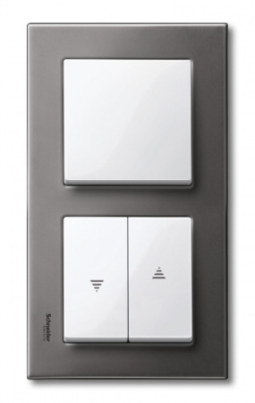 Schneider Electric Merten SM M-Elegance Серый родий Рамка 2-ая